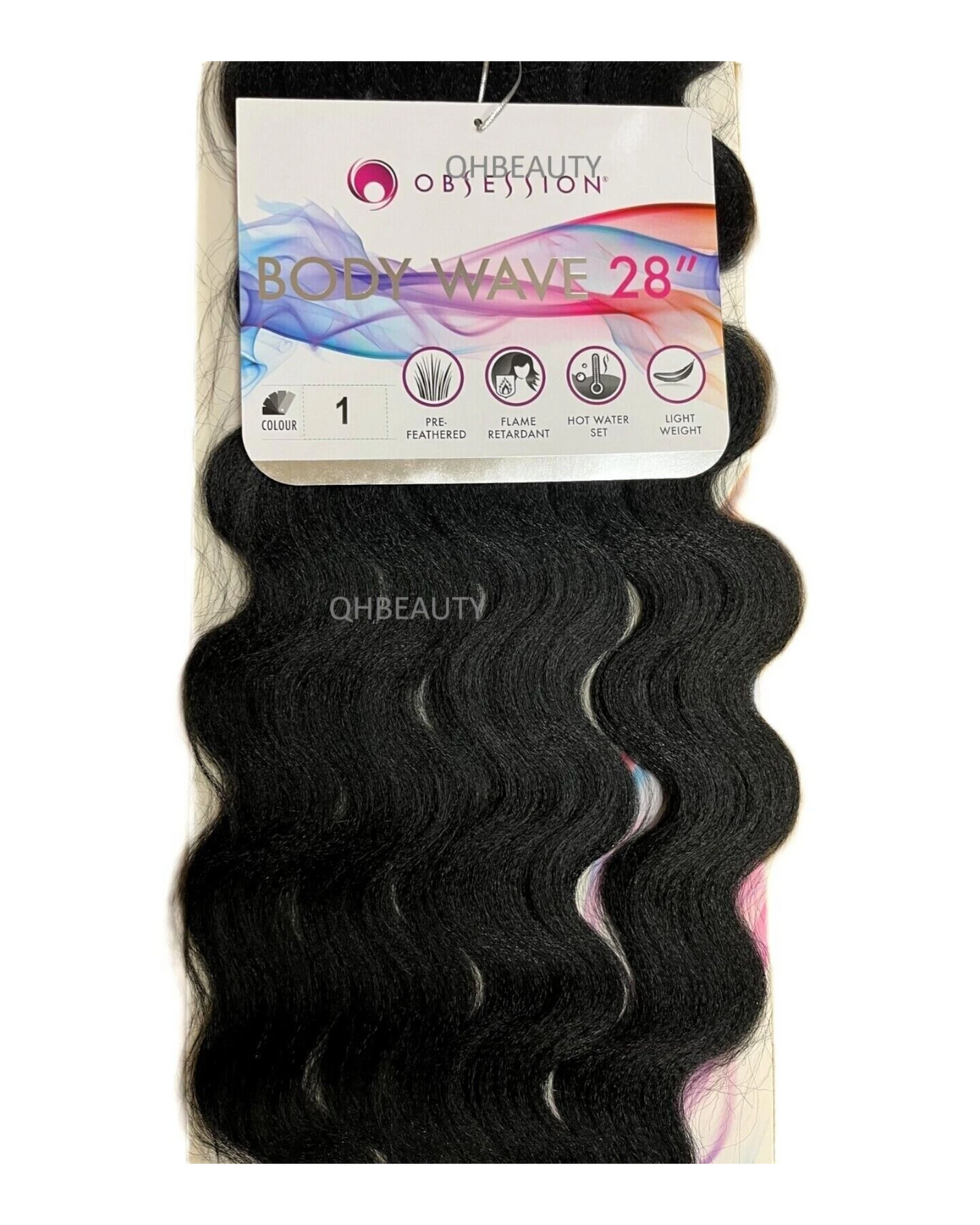 Obsession Synthetic Pre-Stretched Curly Braid Hair Extension - BODY WAVE 28 INCH