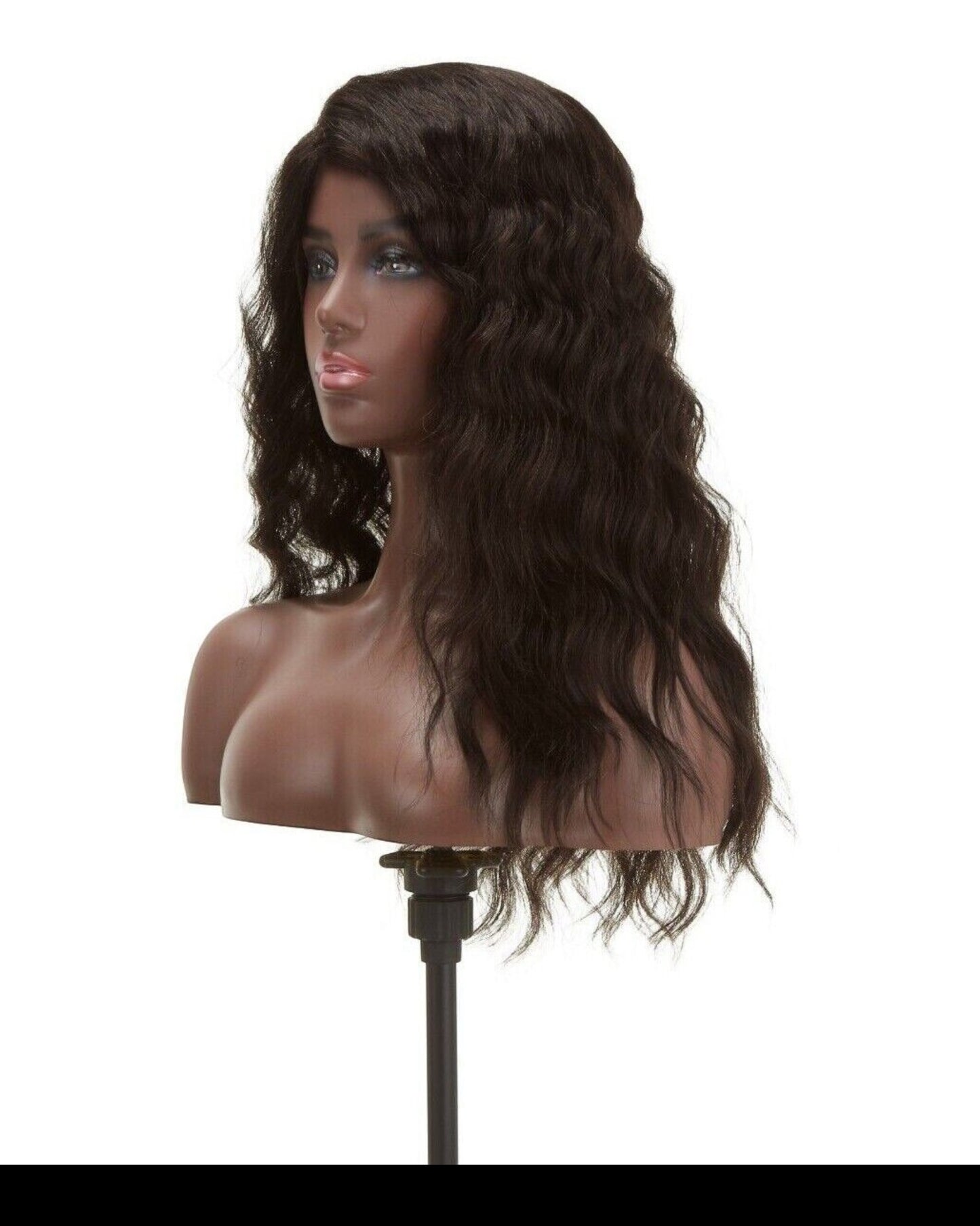 Impression Synthetic Invisible L Part Lace Curly Hair Wig - Alicia