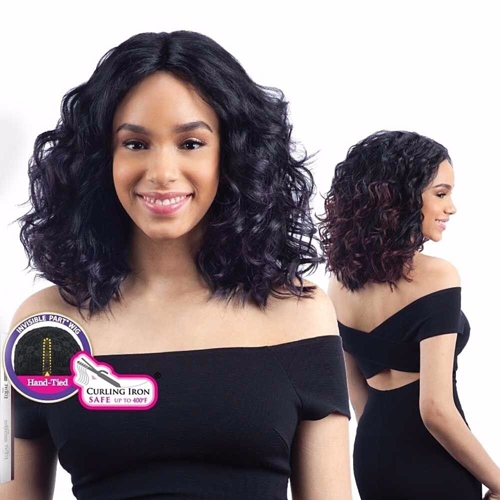 FREETRESS EQUAL SYNTHETIC INVISIBLE PART CURLY WAVY HAIR WIG - ANATY
