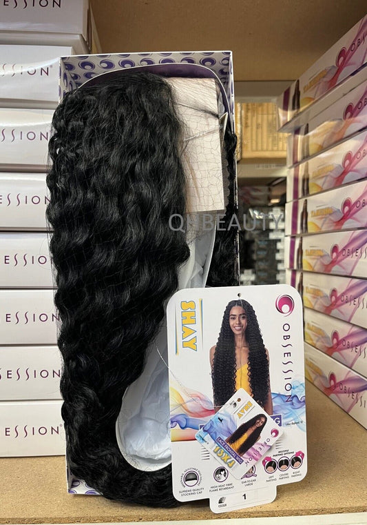 Obsession Synthetic Swiss HD 13x4 Lace Front Free Part Curly Hair Wig - SHAY