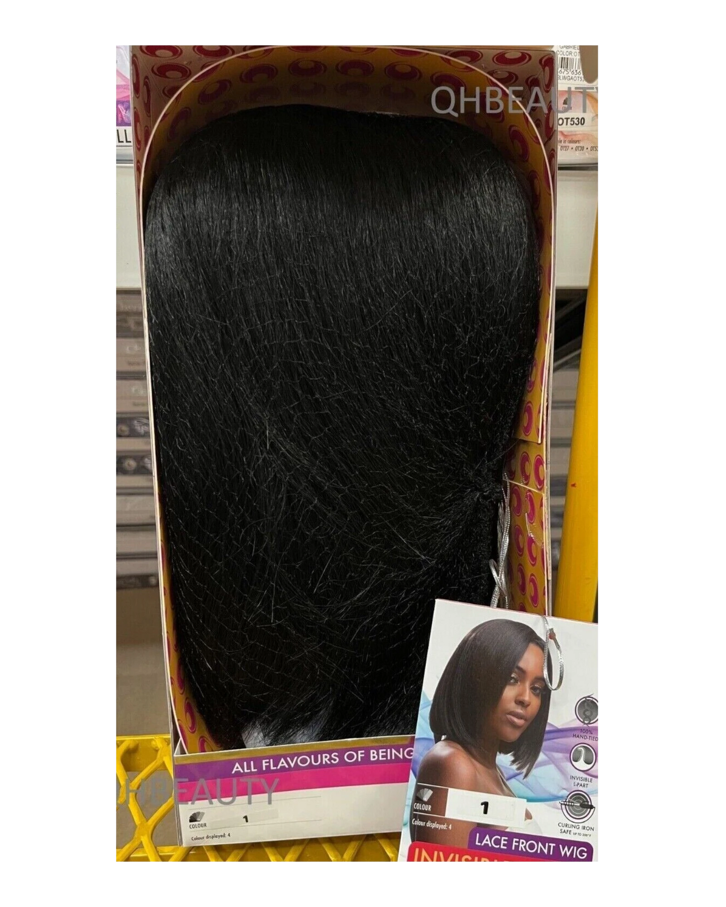 Obsession Synthetic Lace Front Free Part Hand Tied Straight Hair Wig - FIORELLA