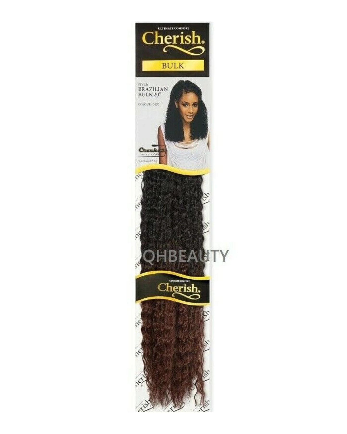 Cherish Synthetic Crochet Braid Curly Hair Extension Style - Brazilian Bulk 20"