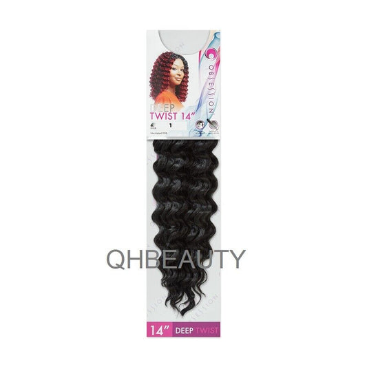 Obsession Synthetic Curly Crochet Braid Hair Extension - Deep Twist 14 inch