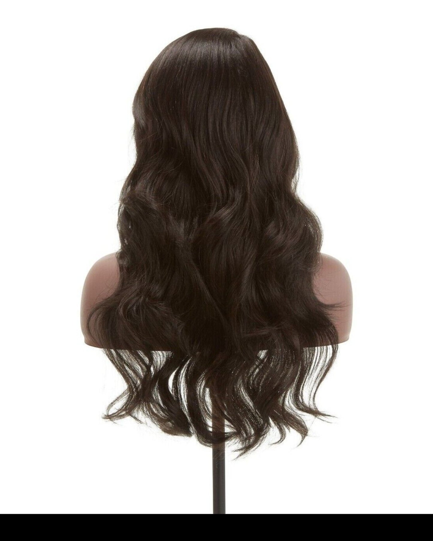Impression Synthetic Invisible L Part Lace Curly Long Hair Wig - Daisy