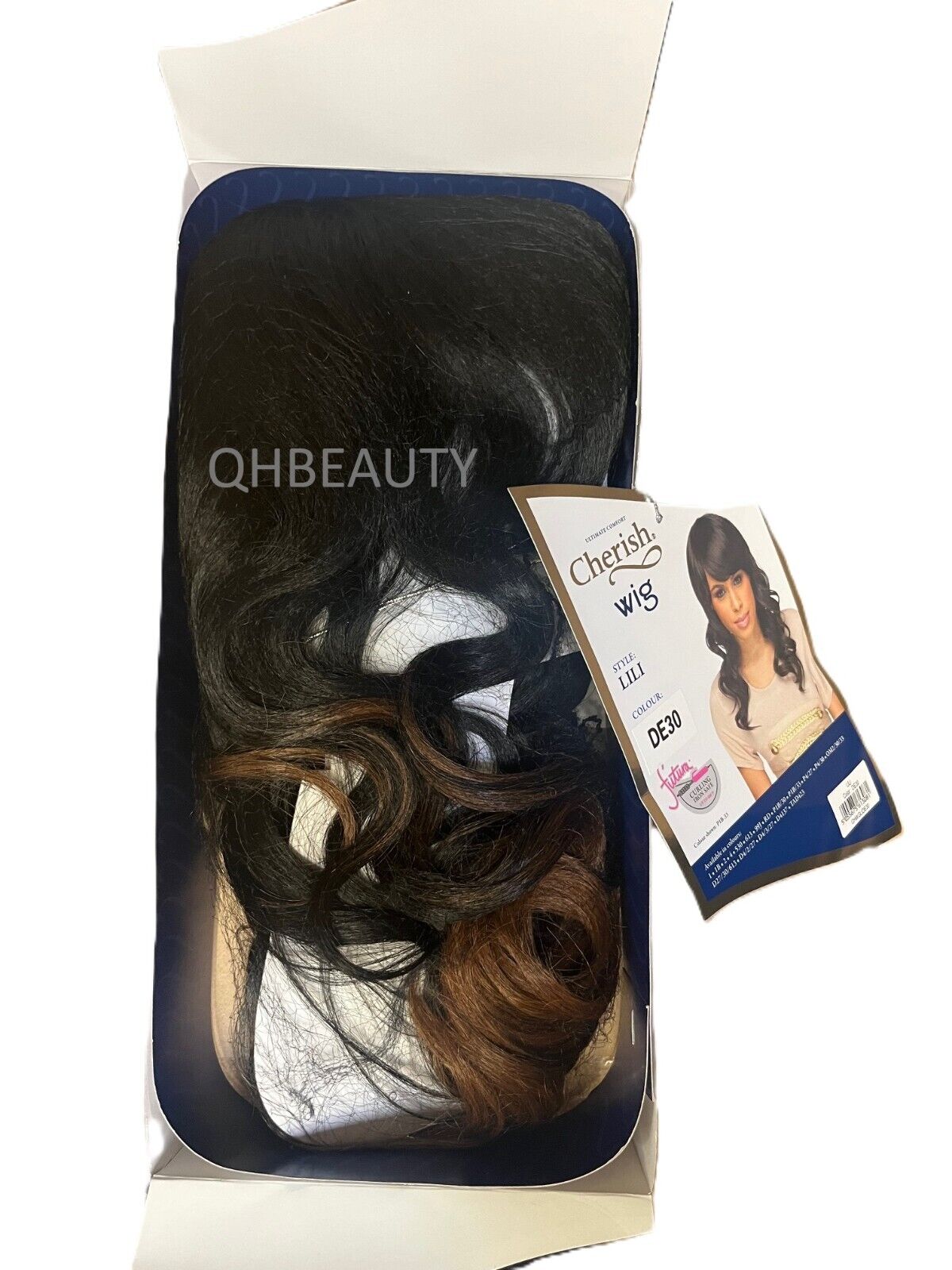 Cherish Synthetic Natural long Curly Hair Wig - LILI