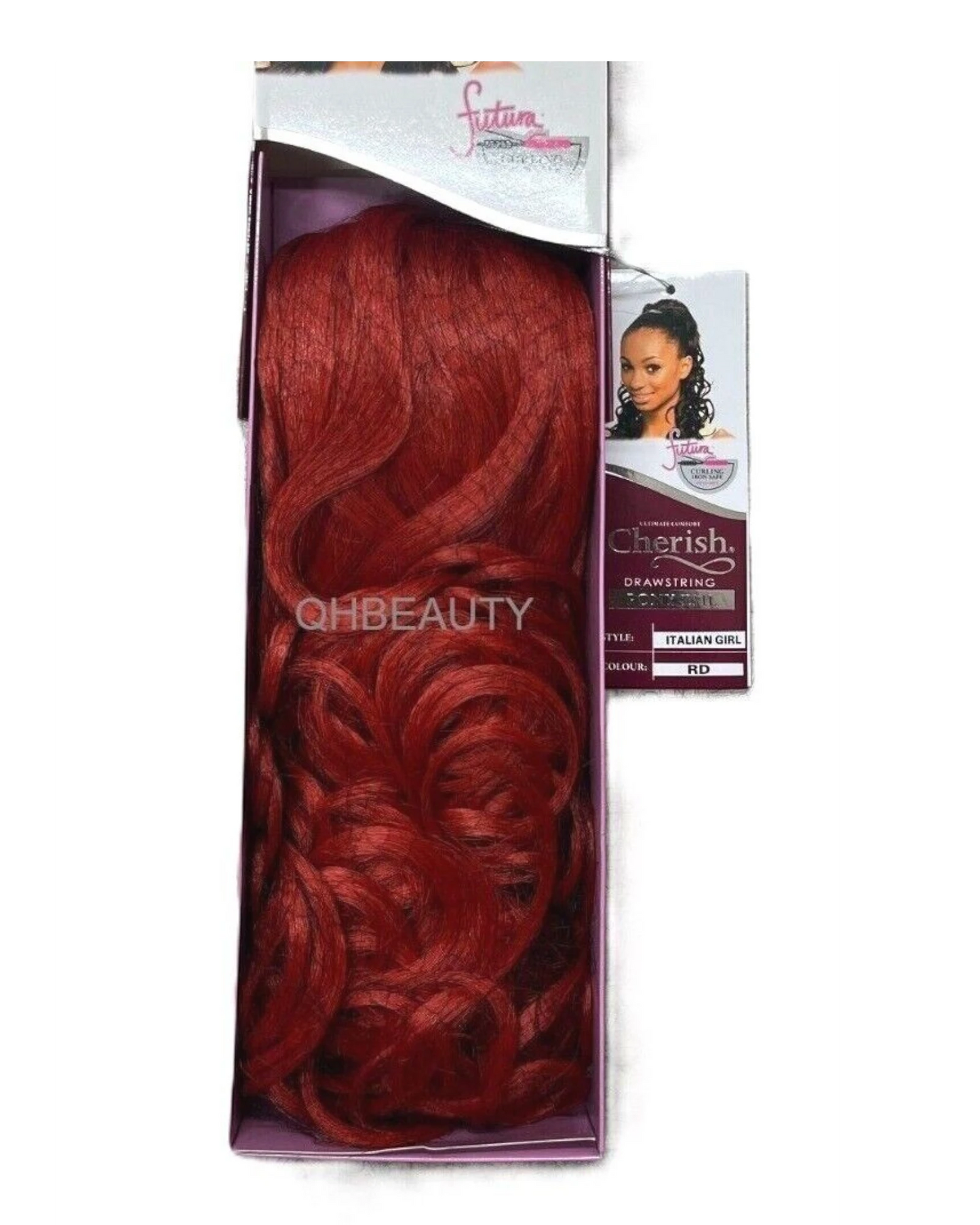 Cherish Synthetic Drawstring Long Curly Ponytail Hair Extension - ITALIAN GIRL