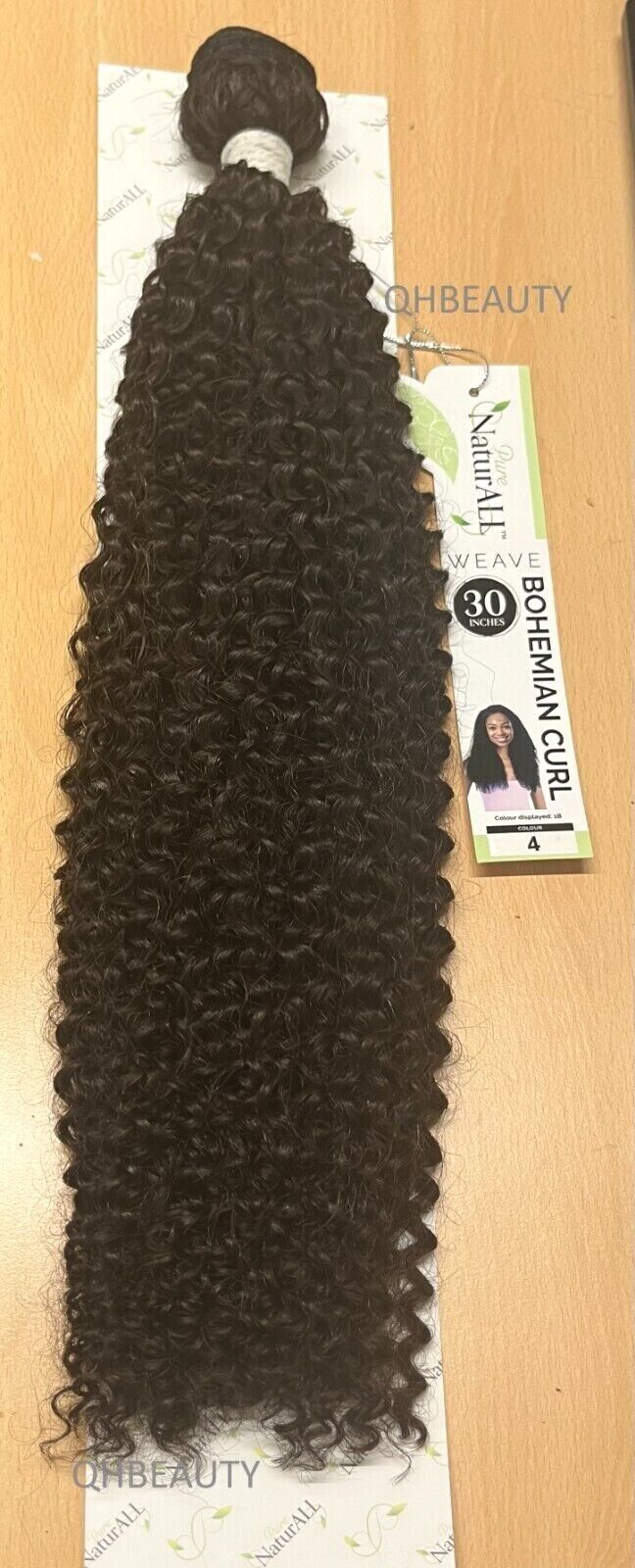 NaturALL SYNTHETIC CURLY HAIR EXTENSION WEAVE - BOHEMIAN CURL WEAVE 30 INCHES