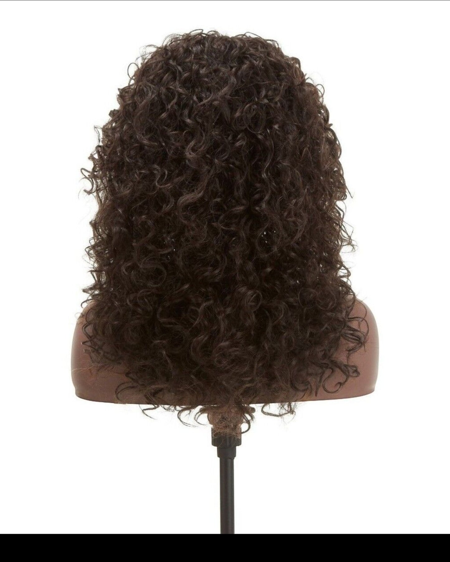 Impression Synthetic Natural Hair Line Long Curly Lace L Part Hair Wig - Emma