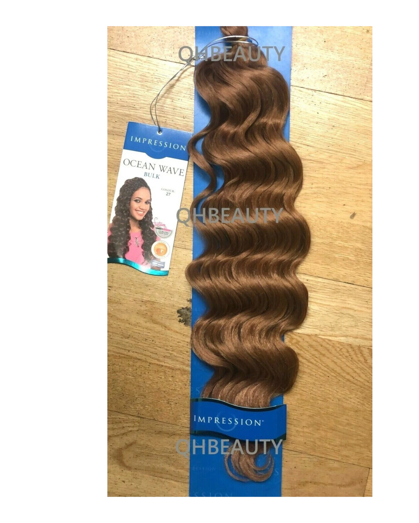 IMPRESSION SYNTHETIC HAIR EXTENSION CROCHET CURLY BRAID - OCEAN WAVE 20 INCH