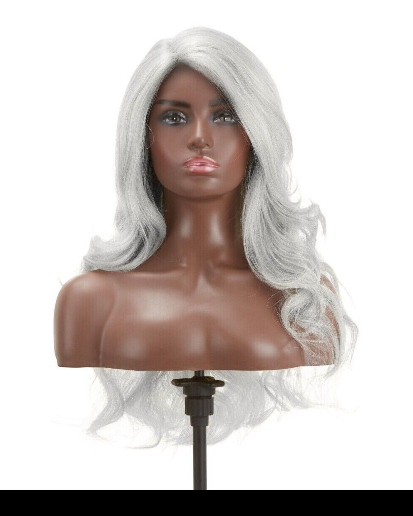 Impression Synthetic Invisible L Part Lace Curly Long Hair Wig - Daisy