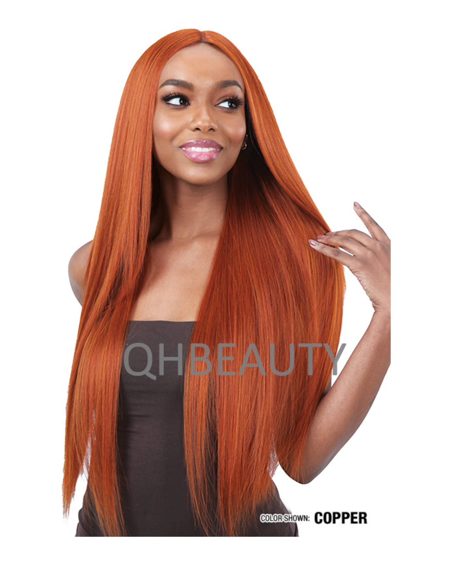 NaturALL SYNTHETIC LONG HAIR EXTENSION WEAVE - STRAIGHT TANGLE FREE 24 INCHES