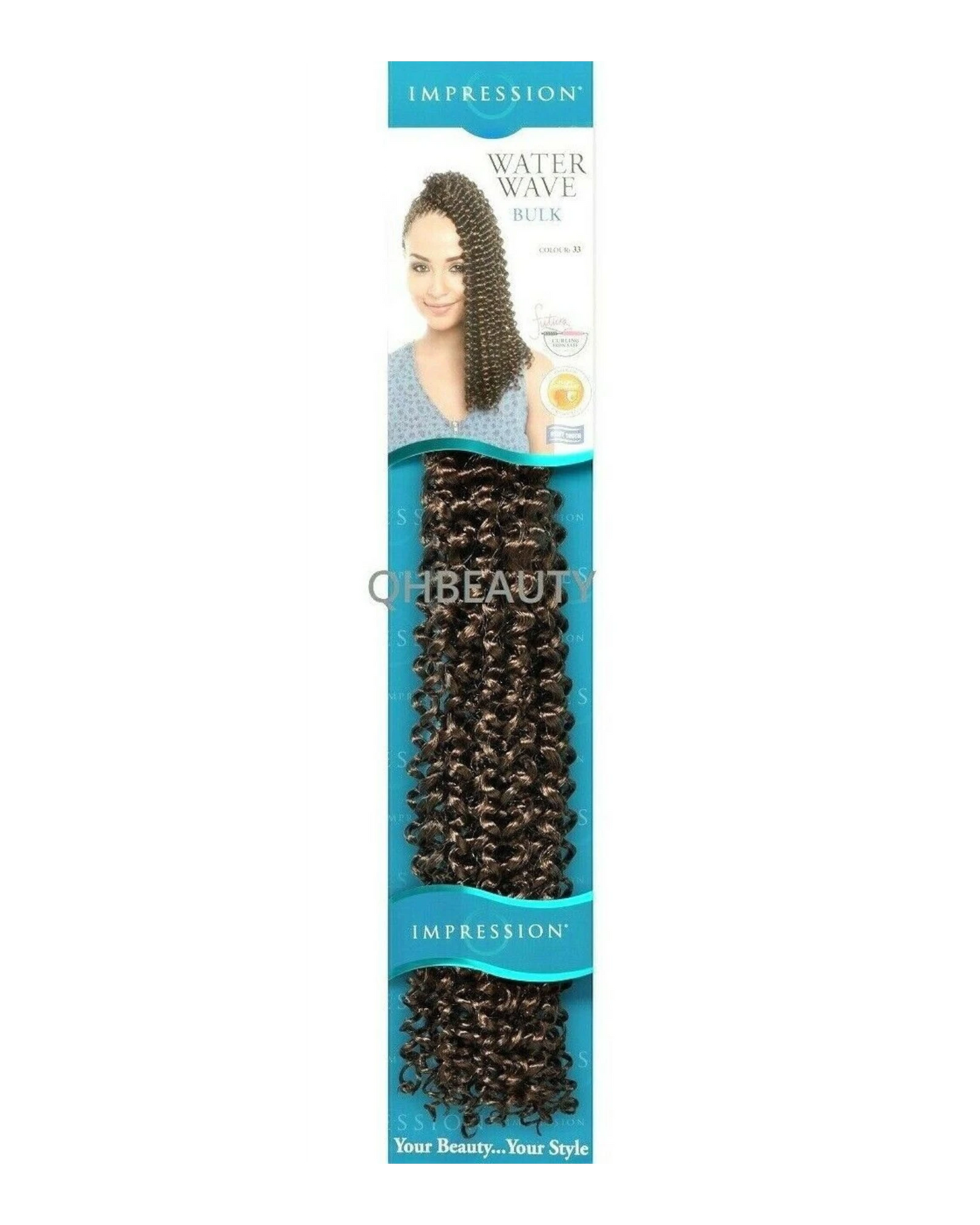 IMPRESSION SYNTHETIC HAIR EXTENSION BRAID - WATER WAVE 22''