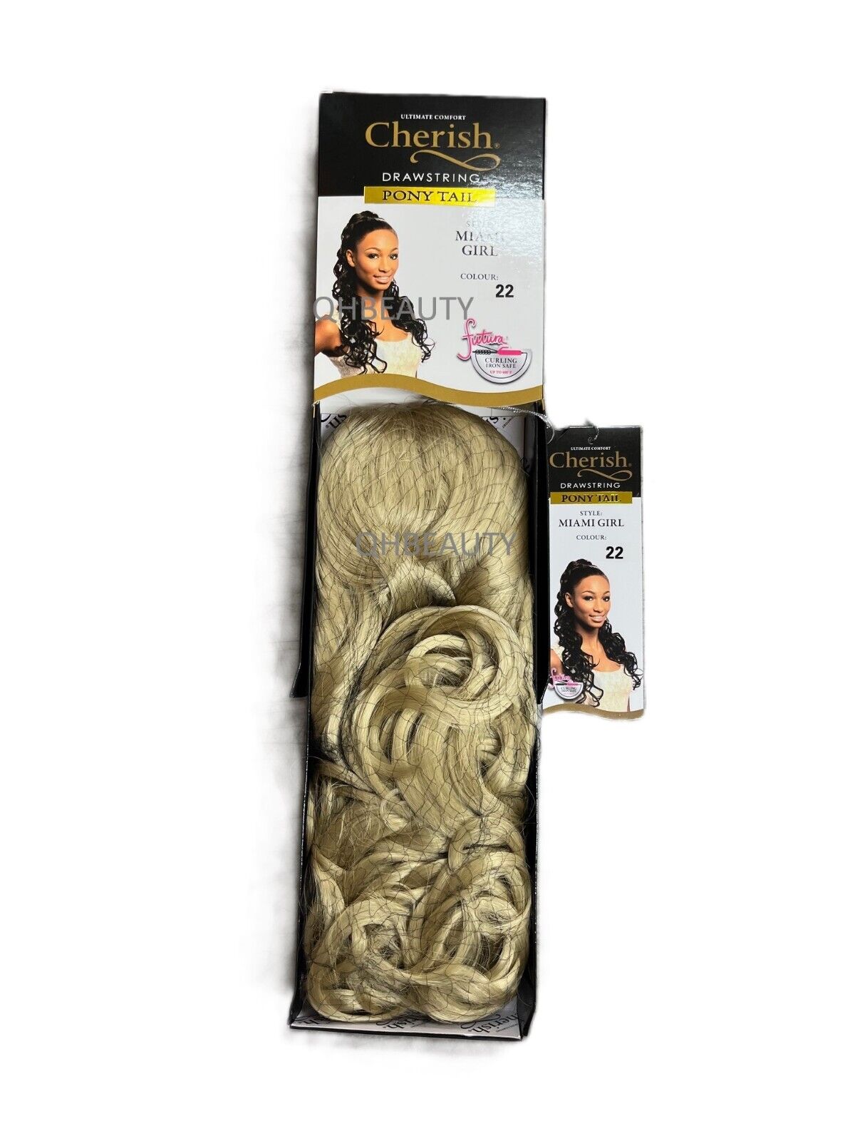 Cherish Synthetic Long Curly Drawstring Natural Hair Ponytail - Miami Girl