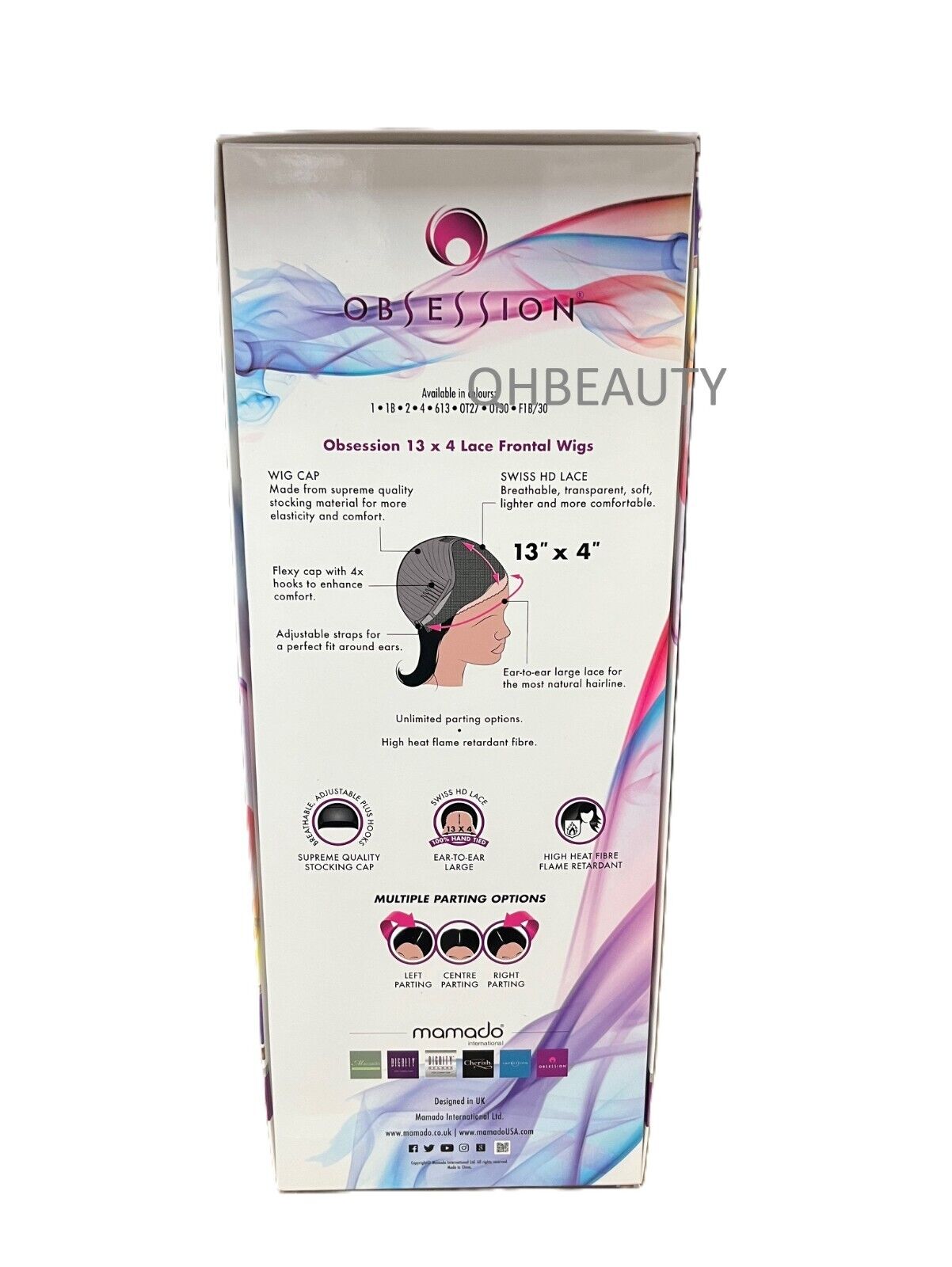 Obsession Synthetic Swiss HD 13x4 Lace Front Free Part Long Hair Wig - BREENA