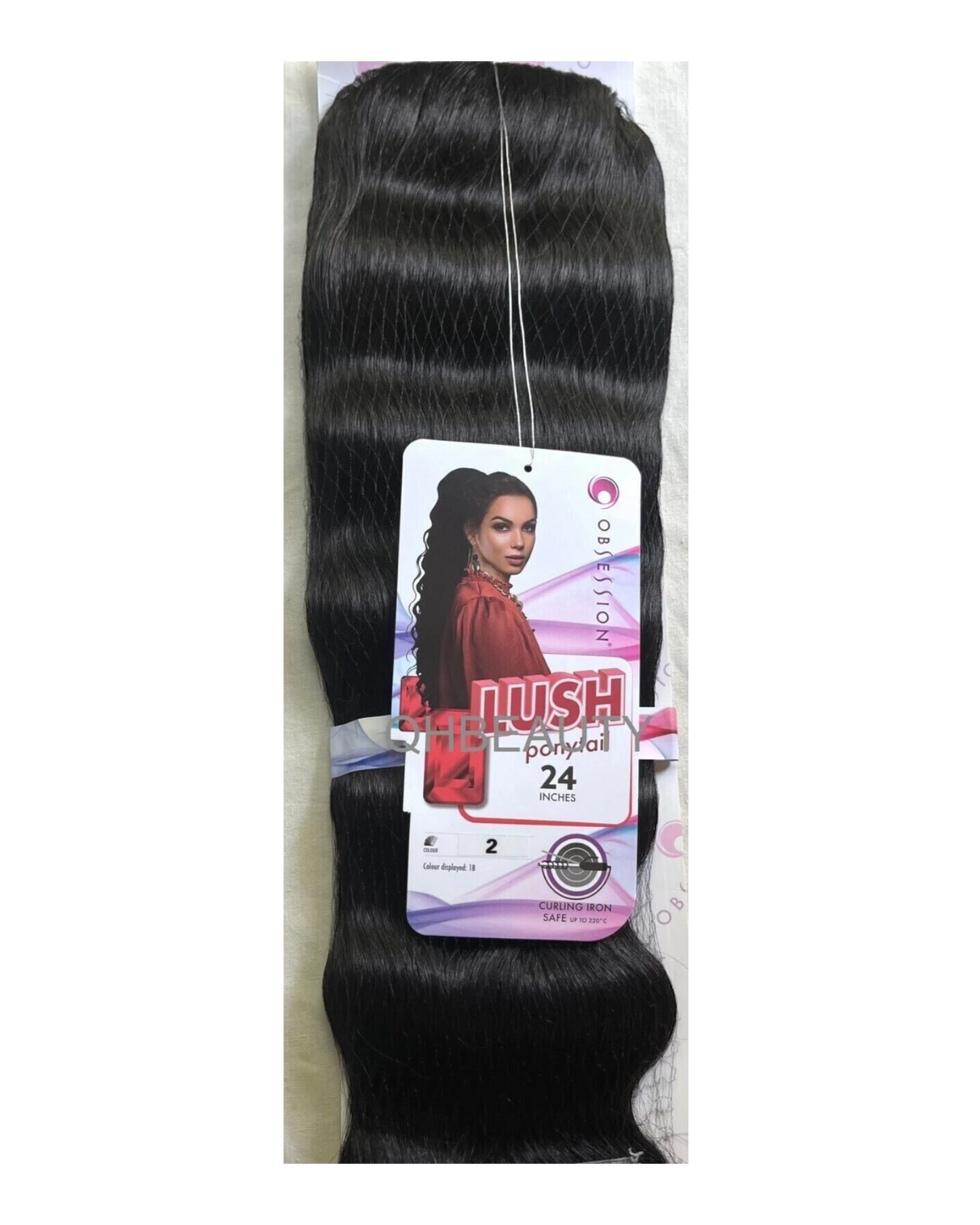OBSESSION SYNTHETIC DRAWSTRING BODY WAVE CURLY  HAIR PONYTAIL - LUSH 24 INCHES