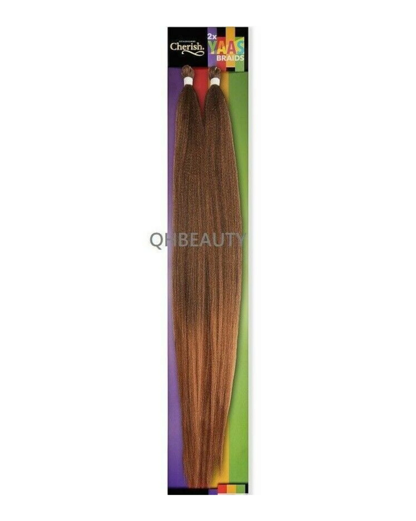 CHERISH SYNTHETIC YAKY LONG STRAIGHT HAIR EXTENSIONS 2 X YAAS BRAIDS 20'' - 28''