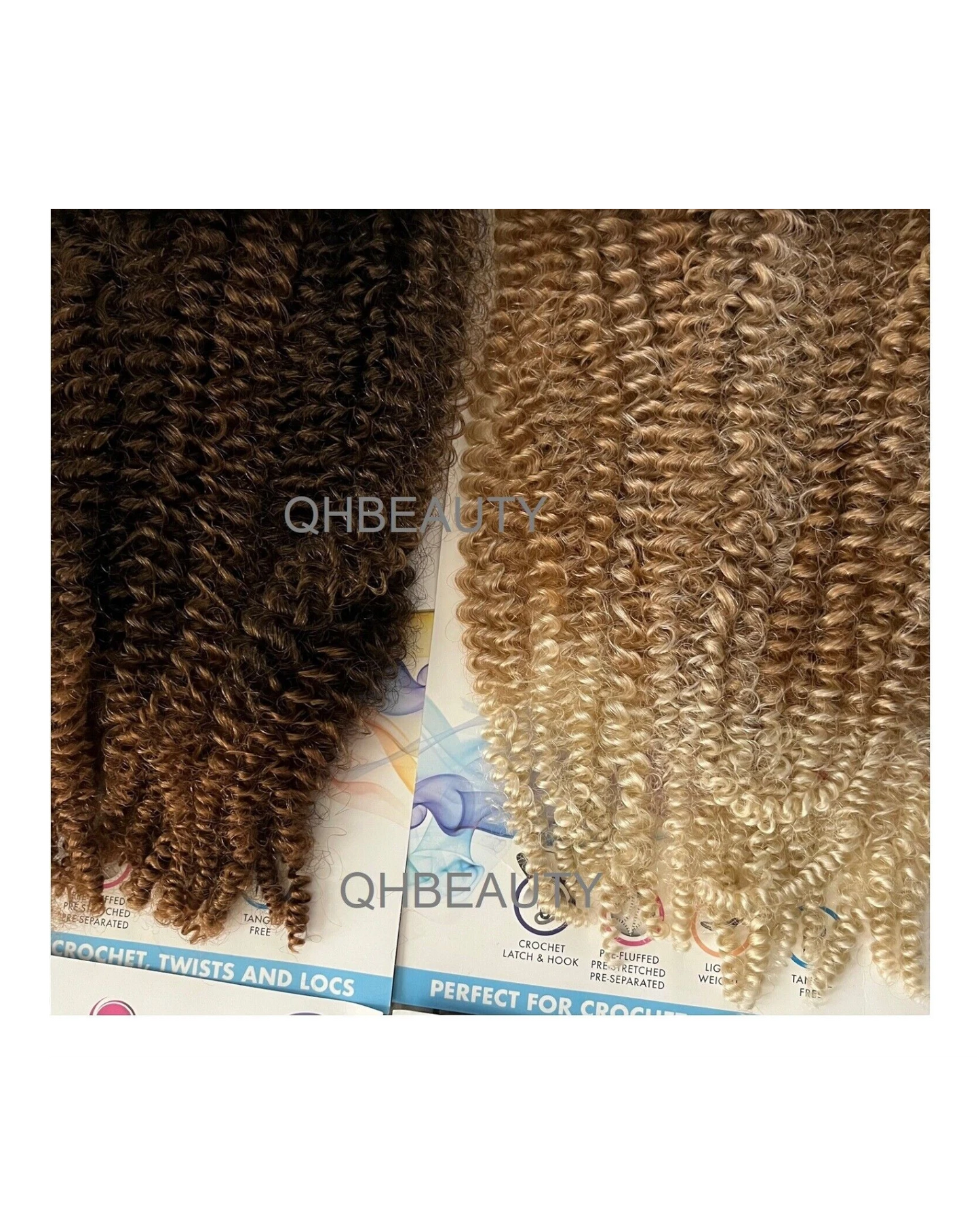 OBSESSION SYNTHETIC CROCHET BRAID 3X PRE-FLUFFED - WATER POPPIN TWIST 24 INCHES