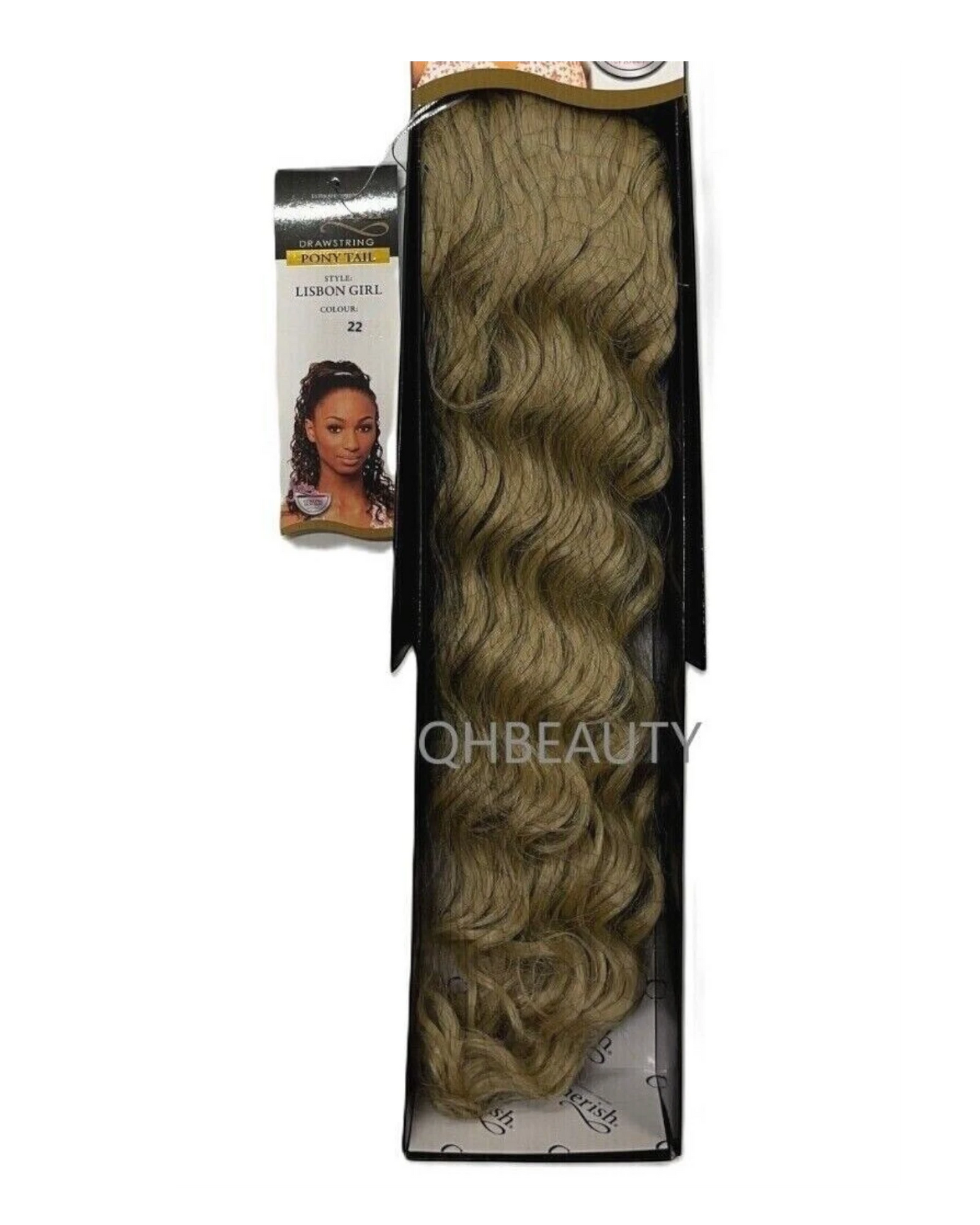 Cherish Synthetic Drawstring Curly Hair Extension Ponytail - Lisbon Girl