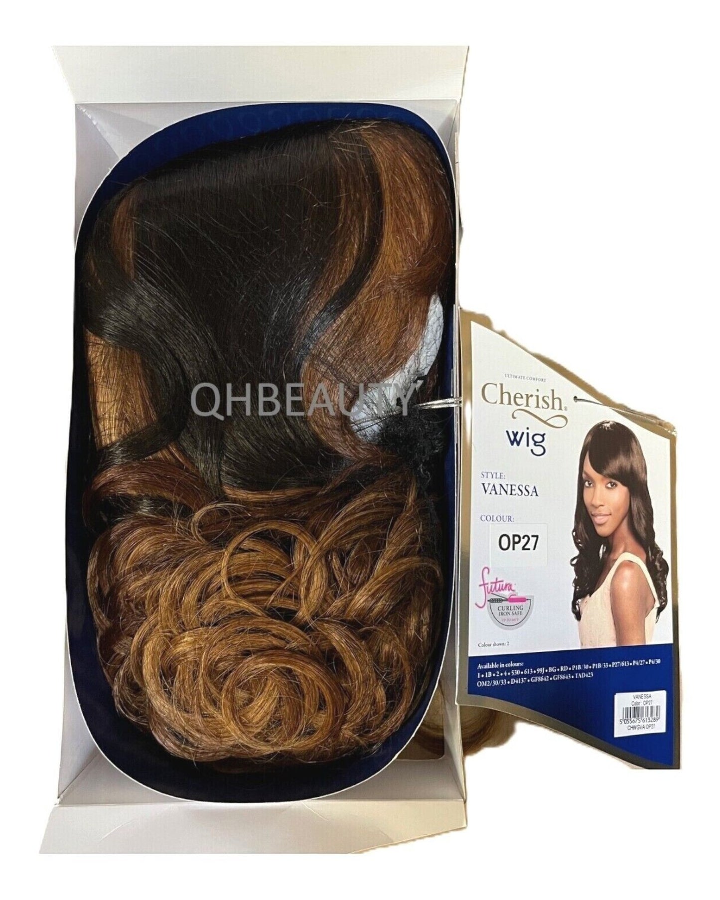 Cherish Synthetic Long Curly Natural Looking Easy Care Hair Wig - VANESSA