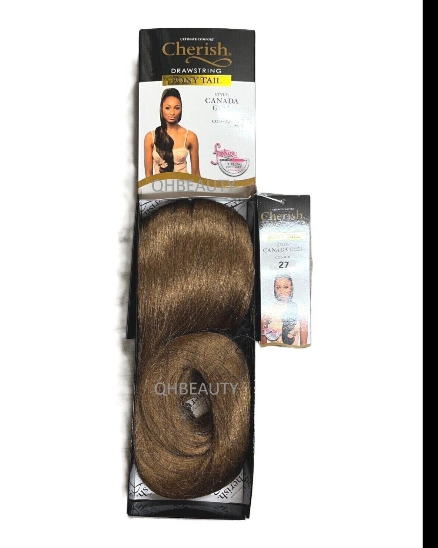 Cherish Synthetic Drawstring Long Curly Wavy Hair Ponytail - Canada Girl