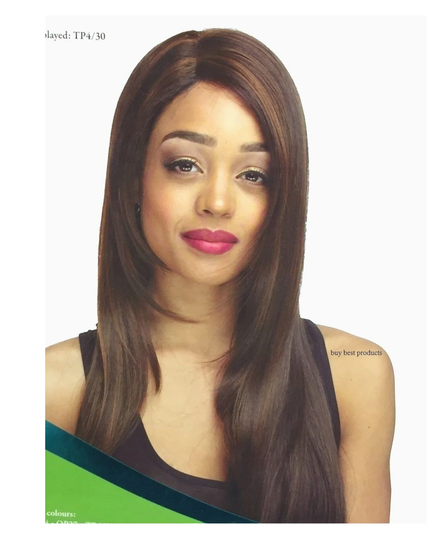 Impression Synthetic Invisible Part Long Straight Lace Front Hair Wig - Destiny