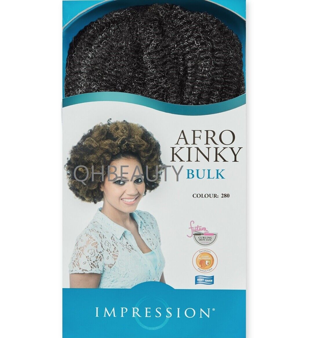 IMPRESSION SYNTHETIC BRAIDING CUBAN HAIR EXTENSION BULK - AFRO KINKY 24 INCHES