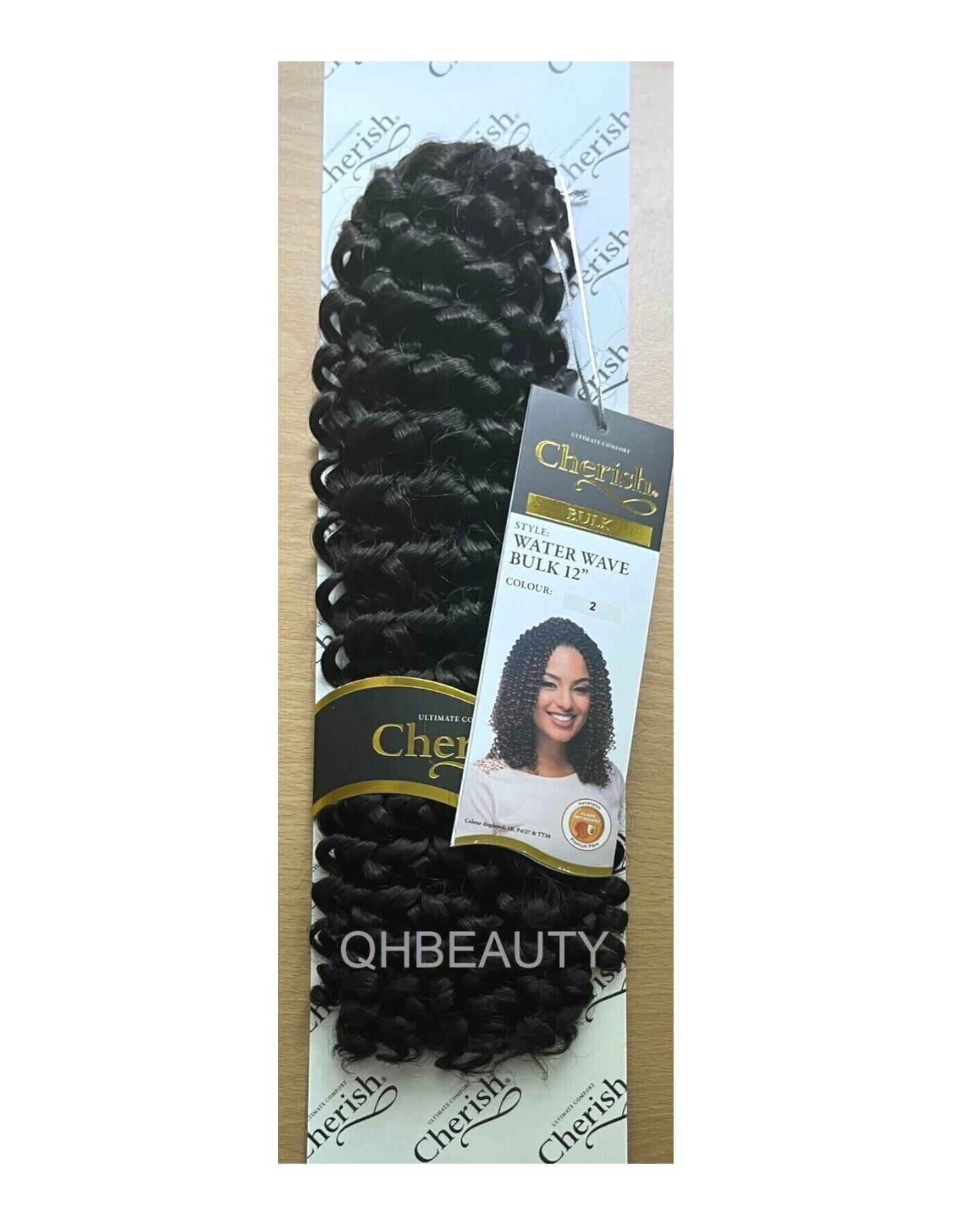 Cherish Synthetic Crochet Hair Extension Curly Braids – Water Wave Braids 12 ''