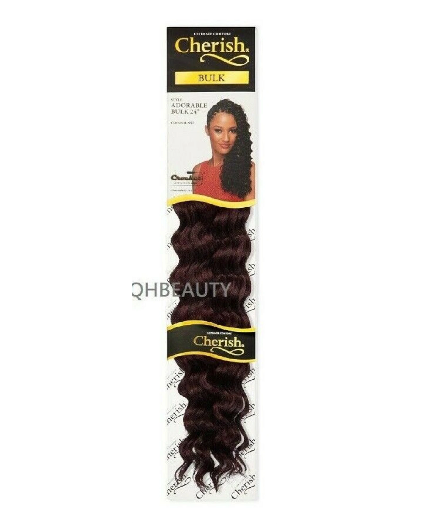 CHERISH SYNTHETIC LONG CURLY HAIR EXTENSION CROCHET BRAIDS - ADORABLE 24 inch7.99