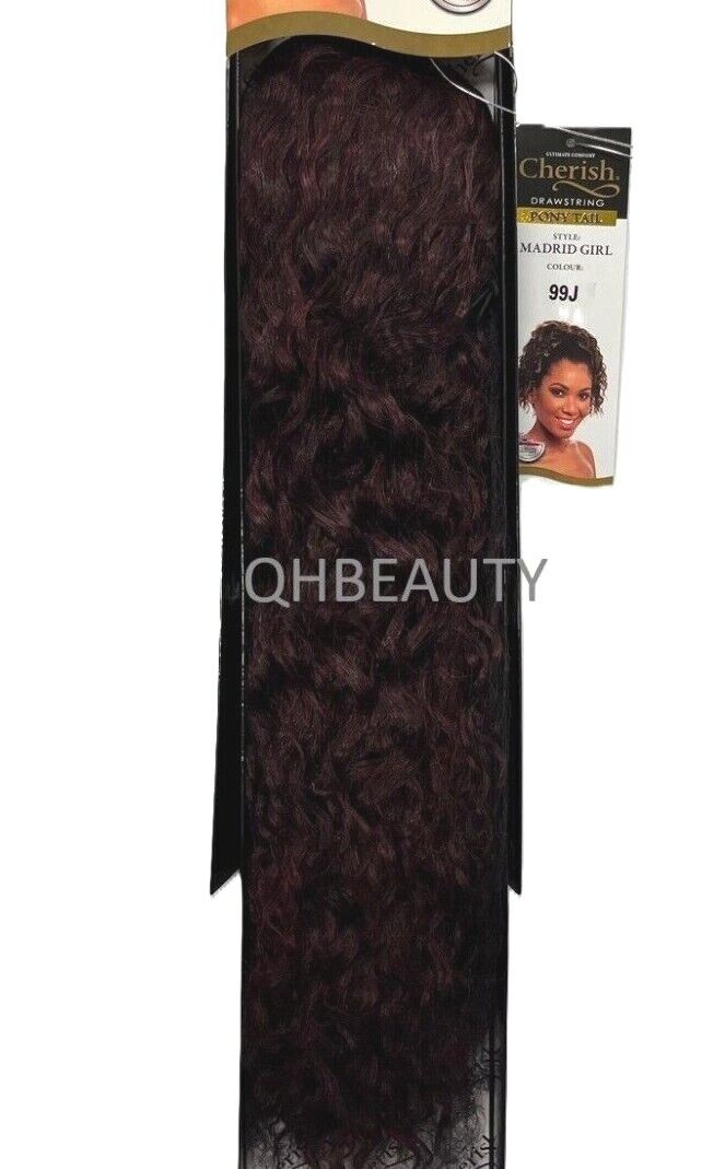 Cherish Synthetic Drawstring Curly Hair Extension Ponytail - Madrid Girl