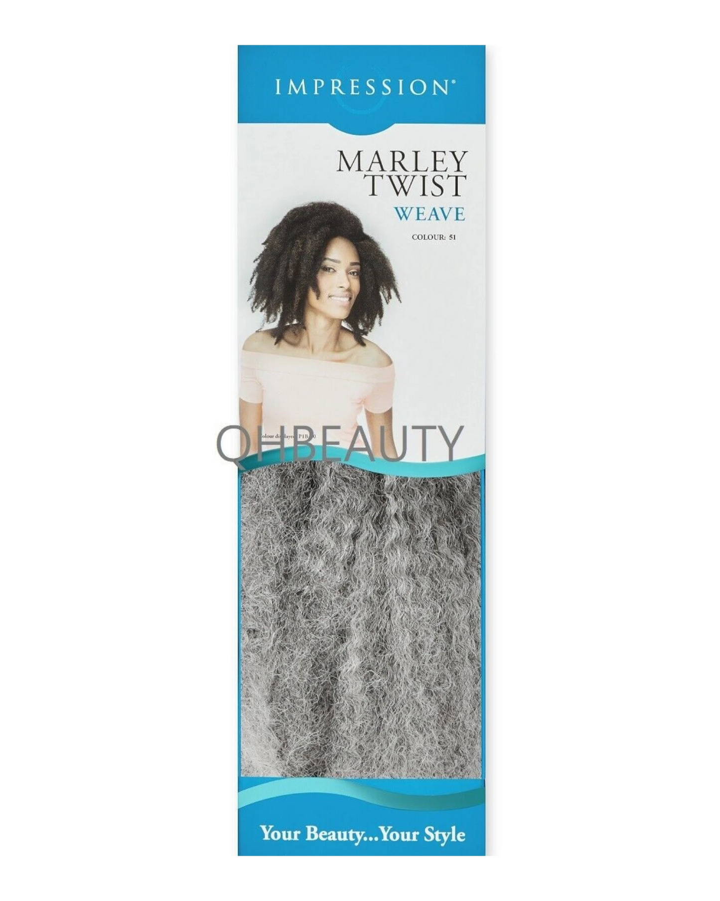 IMPRESSION SYNTHETIC AFRO CUBAN HAIR EXTENSIONS - MARLEY TWIST WEAVE