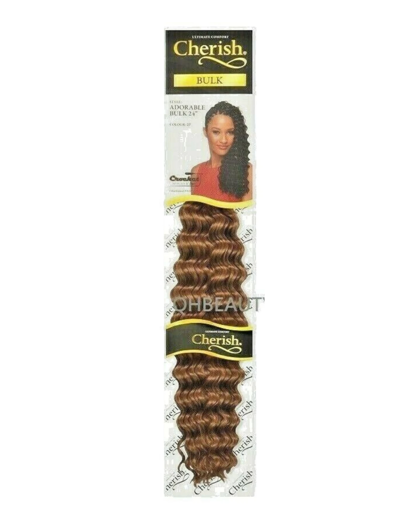 CHERISH SYNTHETIC LONG CURLY HAIR EXTENSION CROCHET BRAIDS - ADORABLE 24 inch7.99