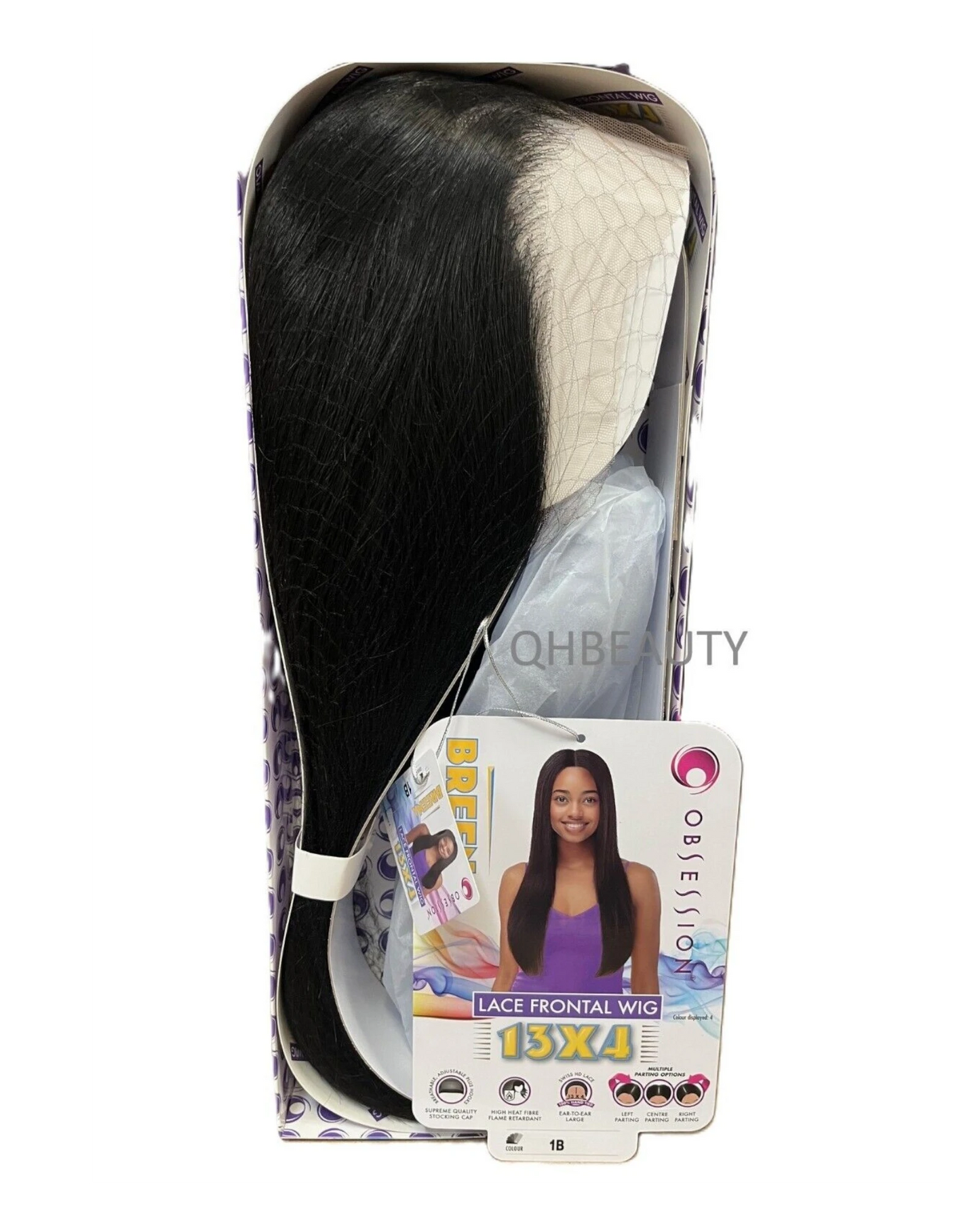 Obsession Synthetic Swiss HD 13x4 Lace Front Free Part Long Hair Wig - BREENA