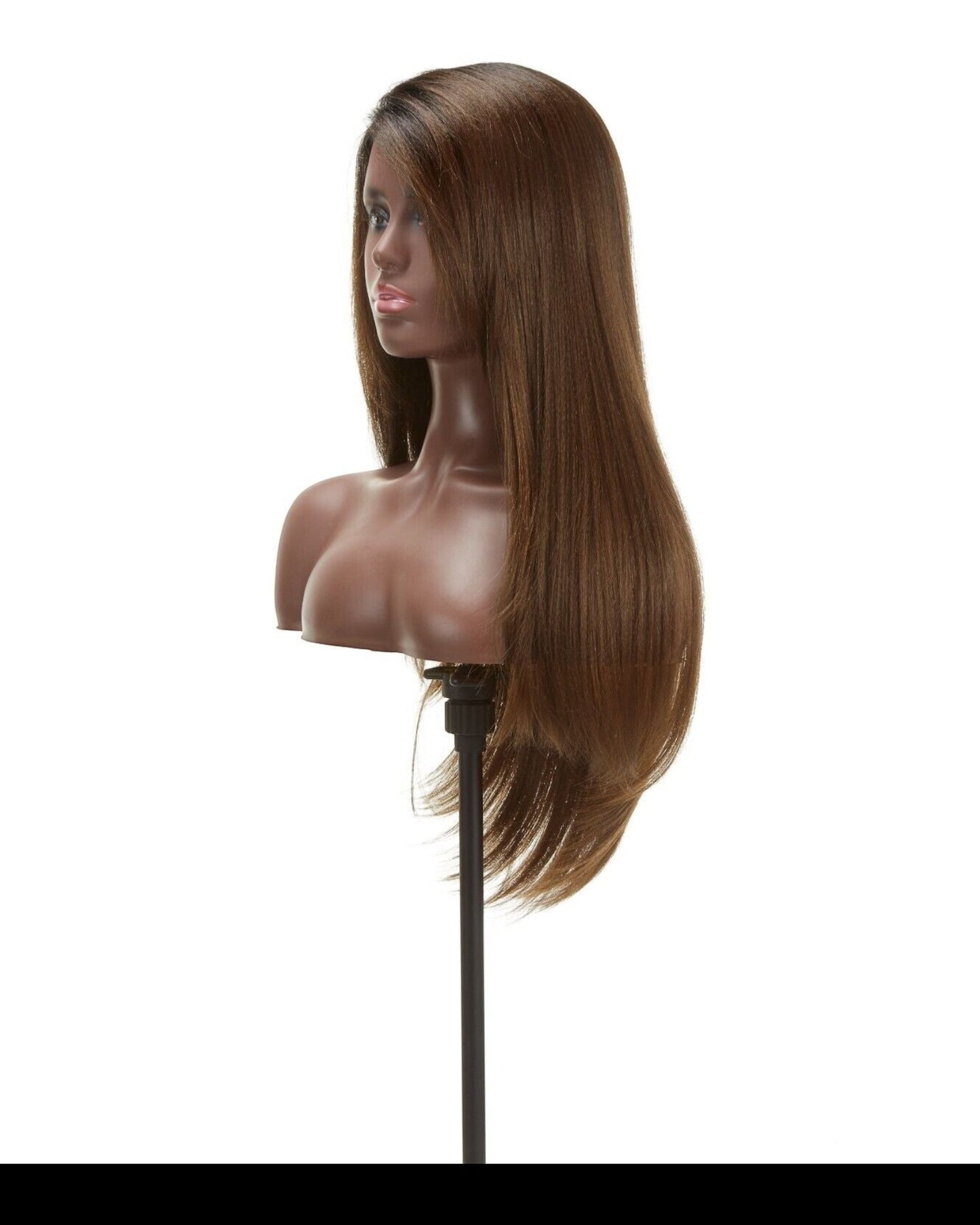 Impression Synthetic Invisible Part Long Straight Lace Front Hair Wig - Destiny