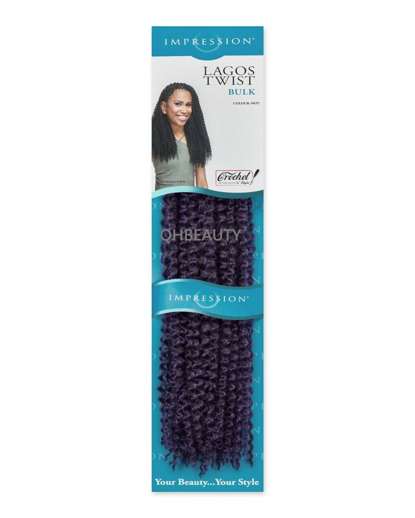 IMPRESSION SYNTHETIC HAIR EXTENSION BRAIDS -  LAGOS TWIST BULK