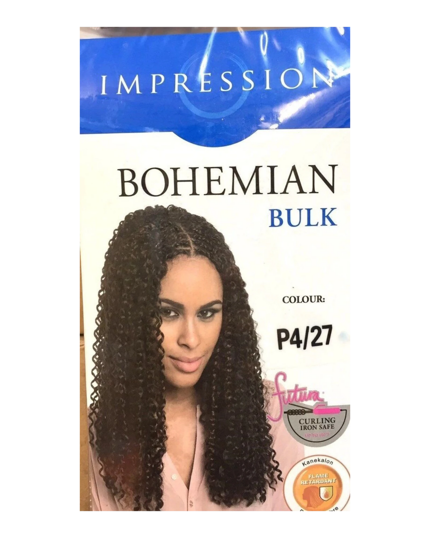 IMPRESSION SYNTHETIC CROCHET CURLY BRAID HAIR EXTENSION - BOHEMIAN 20 INCHS
