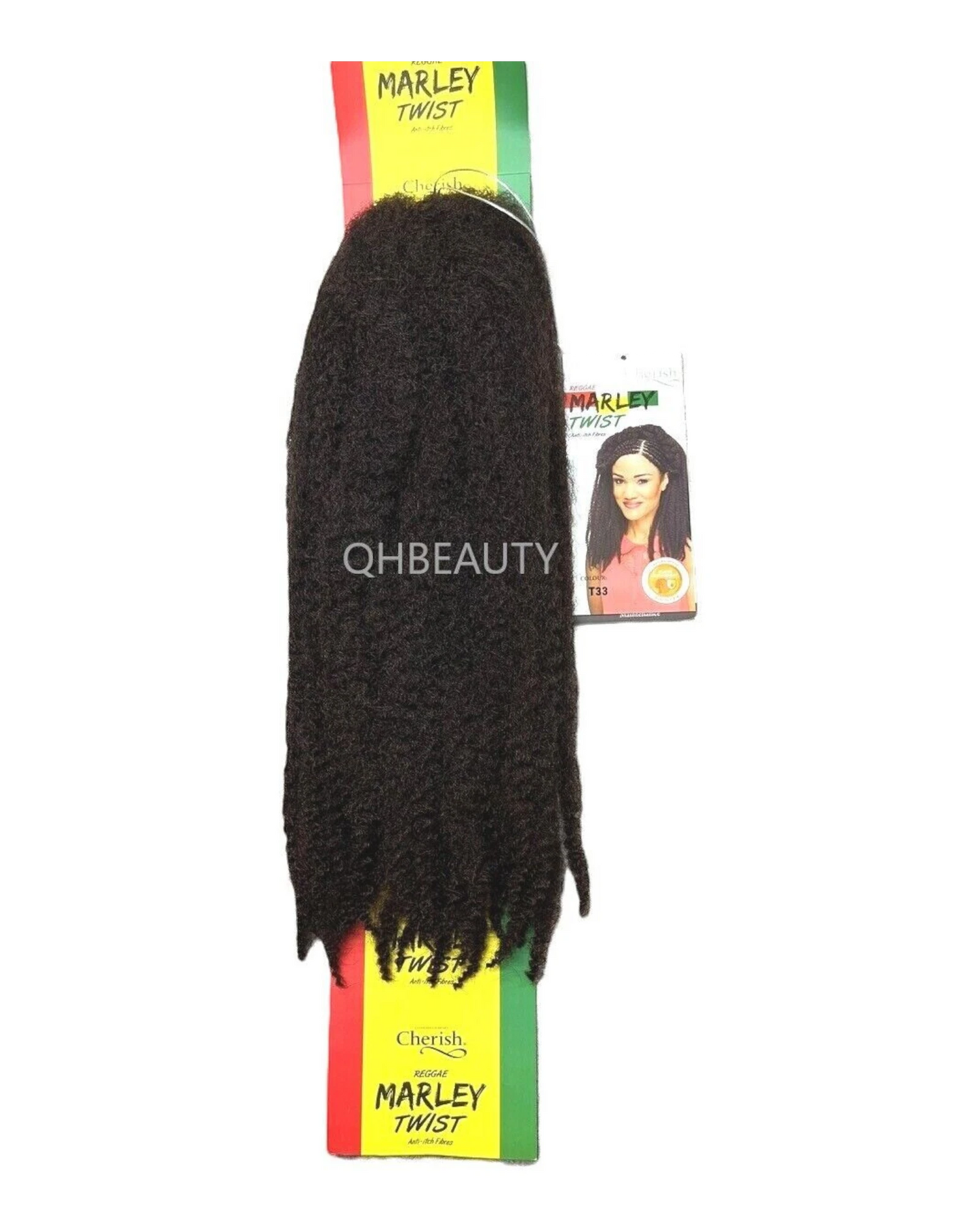 Cherish Synthetic Afro Kinky Cuban Anti itch Hair Extension  Marley Twist Braid