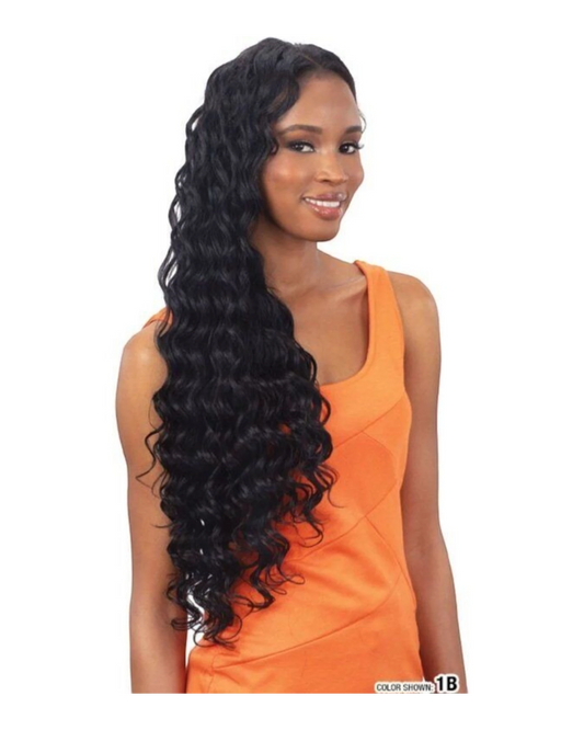 NaturALL SYNTHETIC CURLY LONG HAIR EXTENSION WEAVE - LOOSE DEEP 30 INCHES