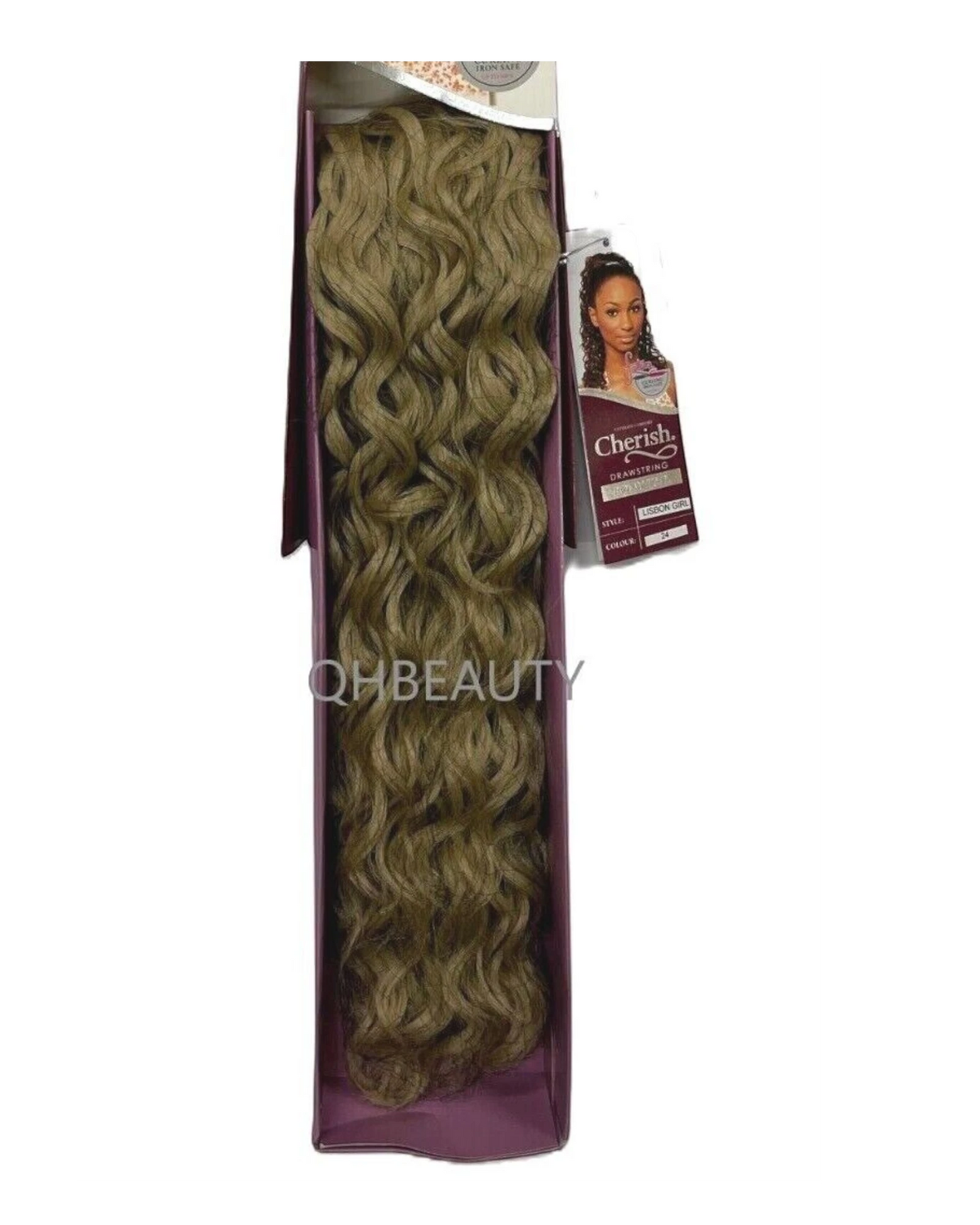Cherish Synthetic Drawstring Curly Hair Extension Ponytail - Lisbon Girl