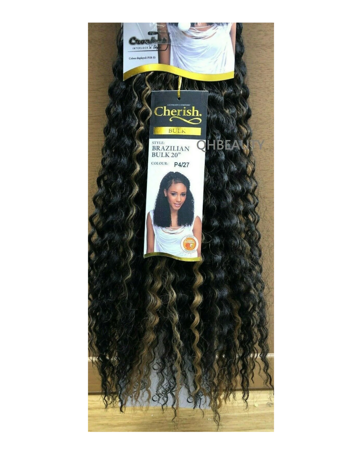 Cherish Synthetic Crochet Braid Curly Hair Extension Style - Brazilian Bulk 20"