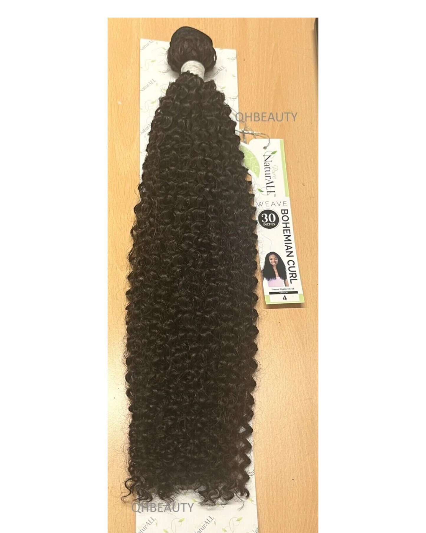 NaturALL SYNTHETIC CURLY HAIR EXTENSION WEAVE - BOHEMIAN CURL WEAVE 30 INCHES