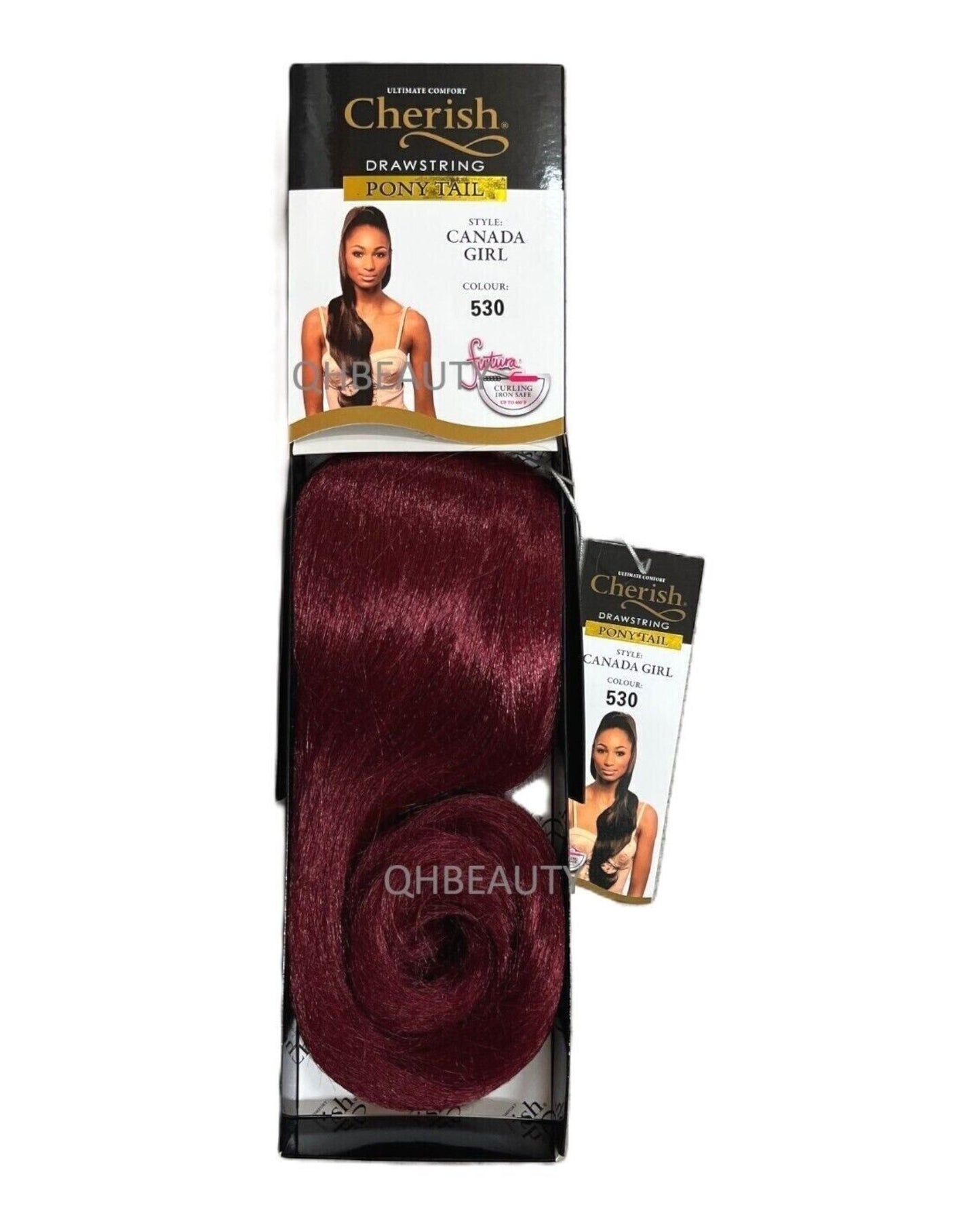 Cherish Synthetic Drawstring Long Curly Wavy Hair Ponytail - Canada Girl