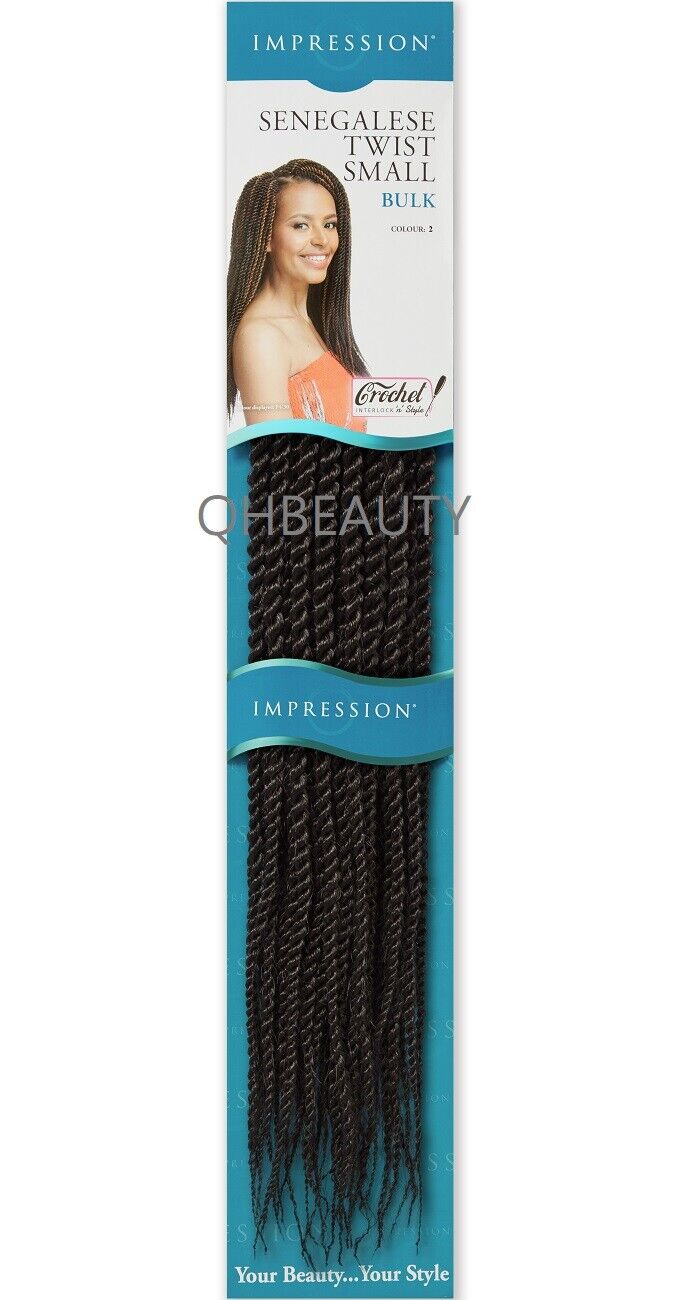 IMPRESSION SYNTHETIC HAIR EXTENSION BRAIDS - SENEGALESE TWIST SMALL BULK