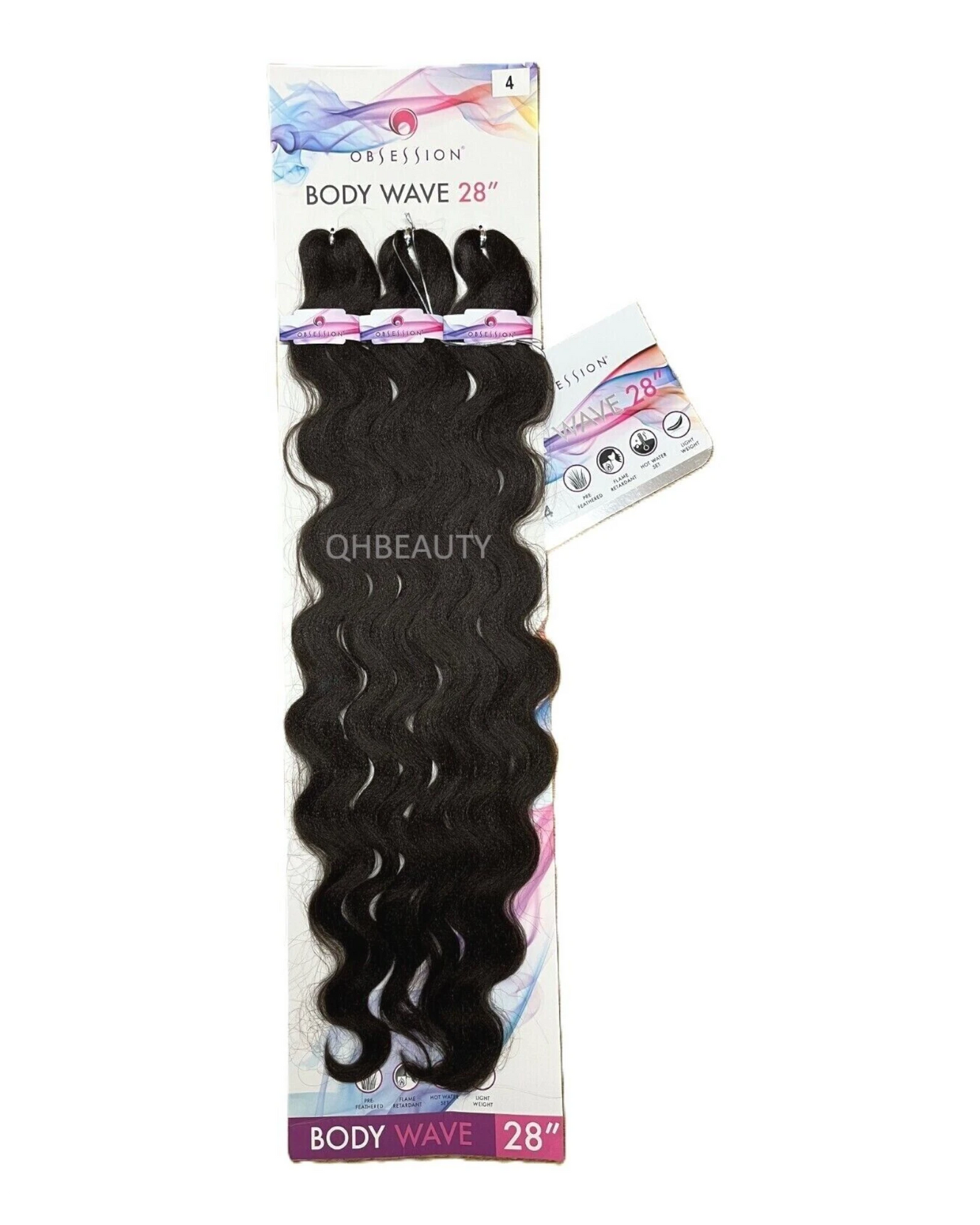 Obsession Synthetic Pre-Stretched Curly Braid Hair Extension - BODY WAVE 28 INCH