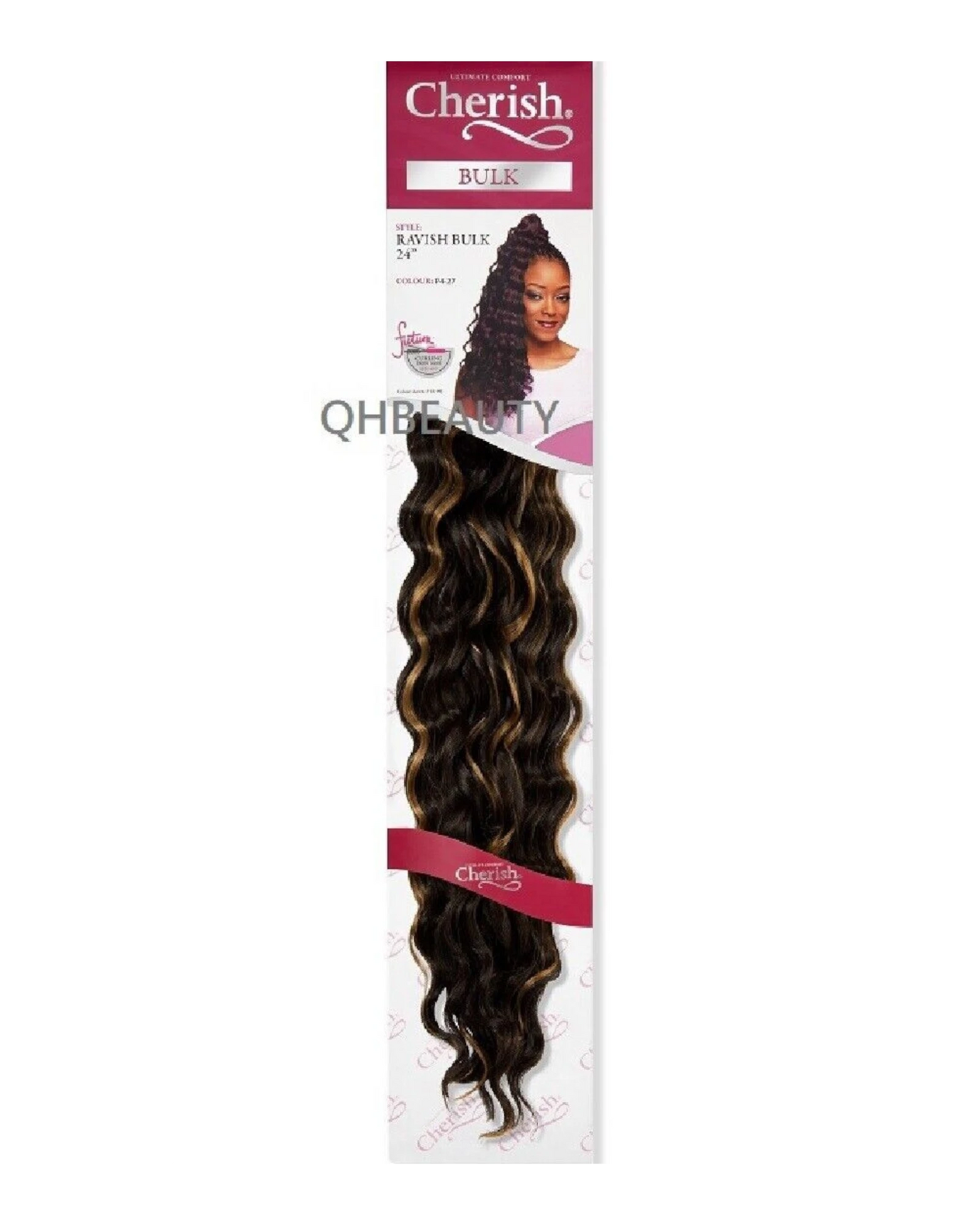 CHERISH SYNTHETIC CROCHET LONG CURLY HAIR EXTENSION BRAIDS - RAVISH 24 inch