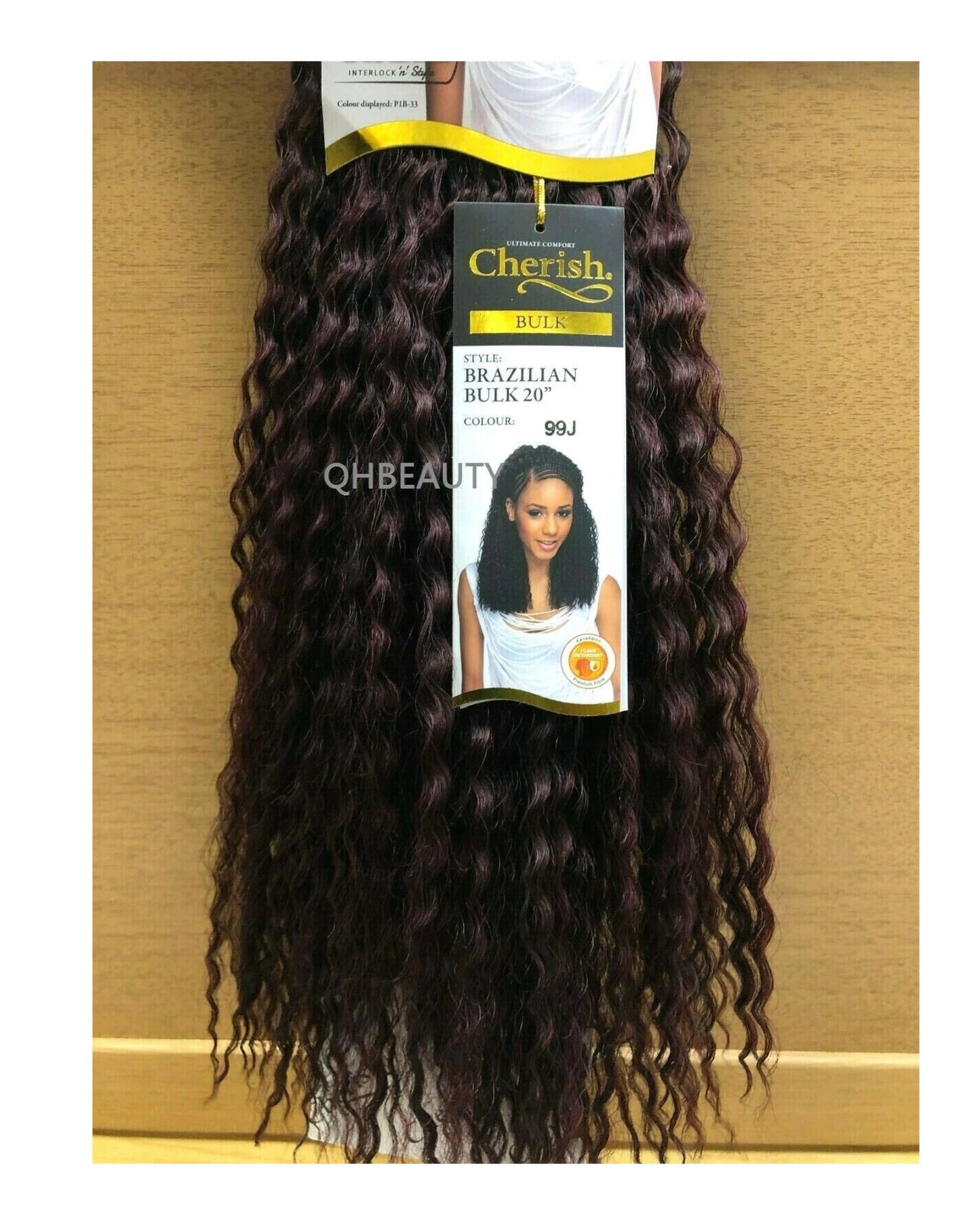 Cherish Synthetic Crochet Braid Curly Hair Extension Style - Brazilian Bulk 20"