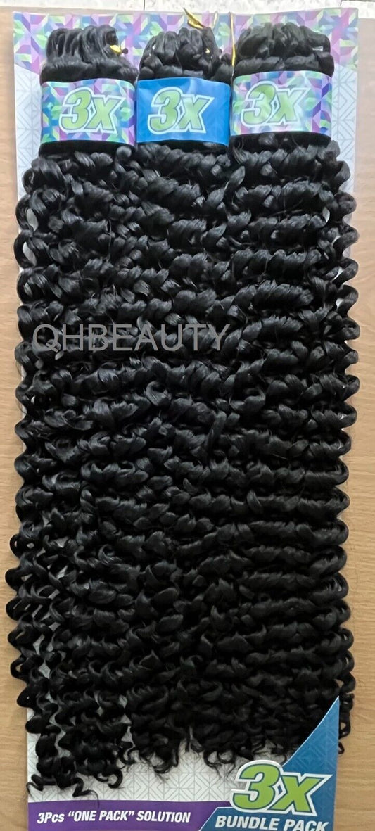 Impression Synthetic Crochet Hair Extension Braid 3x WATER WAVE BRAID 14 & 18 ''