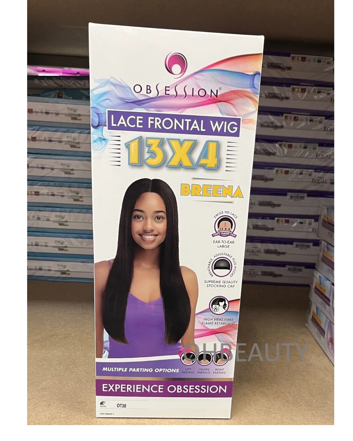 Obsession Synthetic Swiss HD 13x4 Lace Front Free Part Long Hair Wig - BREENA