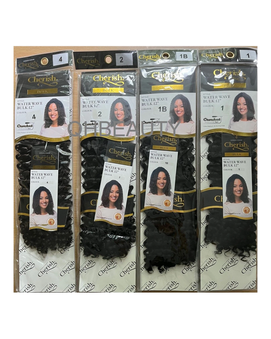 Cherish Synthetic Crochet Hair Extension Curly Braids – Water Wave Braids 12 ''