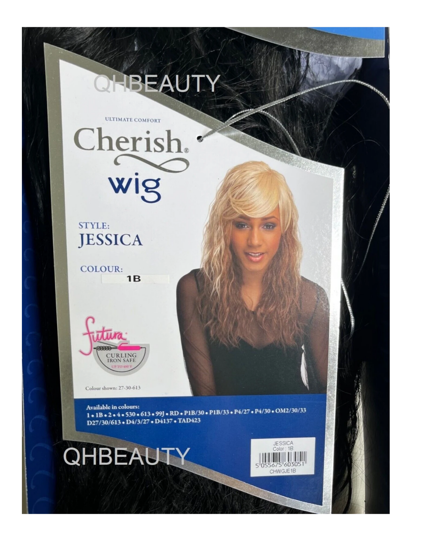 Cherish Synthetic Natural Look Long Wavy Curly Hair Wig - Jessica