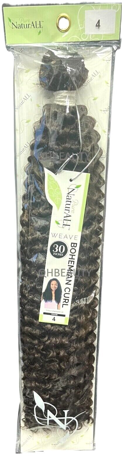 NaturALL SYNTHETIC CURLY HAIR EXTENSION WEAVE - BOHEMIAN CURL WEAVE 30 INCHES